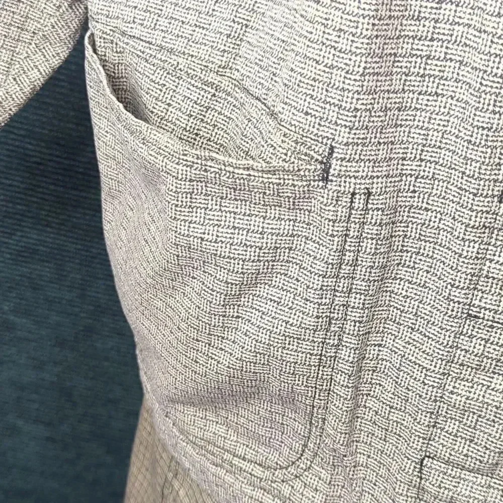 Vintage 80s In-Wear Women's Suit; Skirt & Blazer 100% Cotton - Picture 12 of 16
